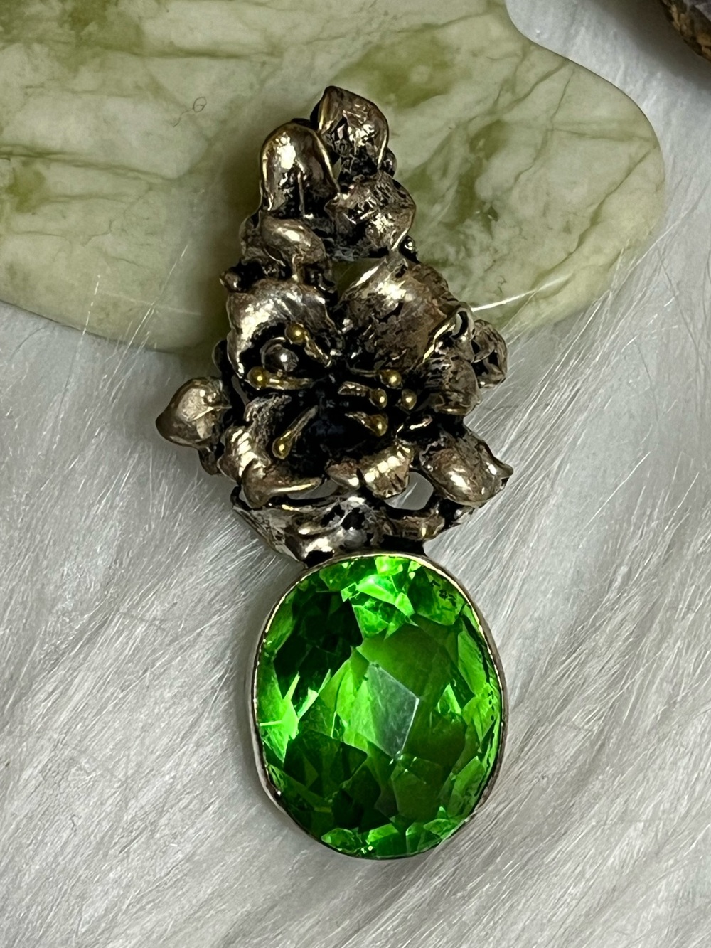 Silver Flower Pendant